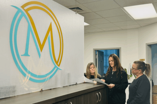 Wall Logo with Team Members